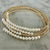 2mm Beaded Bracelet w/ Row of 3mm Pearls