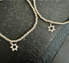 2.5mm Beaded Bracelet w/ Dainty "Star of David" Charm