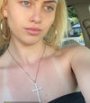 CZ Cross Necklace