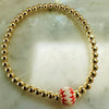 4mm Beaded Sports Bracelet