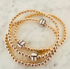 4mm Beaded Sports Bracelet