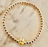 4mm Beaded Sports Bracelet