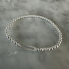 2.5mm Beaded Bracelet w/ Small Single Link Connector