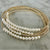 2mm Beaded Bracelet w/ Row of 3mm pearls