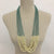 Turquoise and Pearl Multi Strand Neckalce