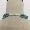 Turquoise and Pearl Multi Strand Neckalce