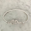 4mm Beaded "SNAKE" Bracelet