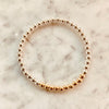 4mm Beaded Bracelet with a Row of Contrasting 4mm Beads