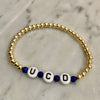 4mm Bead Stretch Word/Name Bracelet