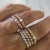 Beaded Stackable Ring w/ One Fresh Water Pearl