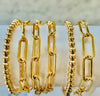 "Paper Clip Link" Bracelet