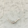 Beaded CZ Pave' Necklace