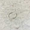 4mm Beaded Bracelet Adorned with a 6mm SS/CZ Pave' Bead