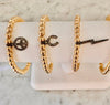 Beaded Bracelet with Lightning Bolt "Black Diamond" Charm