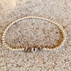 4mm Beaded Delicate "LOVE" Bracelet