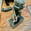4mm Bead Stretch Bracelet with Enamel Butterfly Bead
