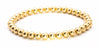 14 Kt Yellow Gold Filled Beaded Stretch Bracelet