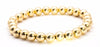 14 Kt Yellow Gold Filled Beaded Stretch Bracelet