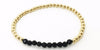 14 Kt Yellow Gold Filled Beaded Stretch Bracelet