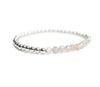 4mm Beaded Bracelets with Labradorite Gemstones