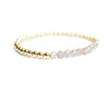 4mm Beaded Bracelets with Labradorite Gemstones